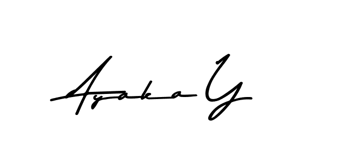 Make a beautiful signature design for name Ayaka Y. Use this online signature maker to create a handwritten signature for free. Ayaka Y signature style 9 images and pictures png