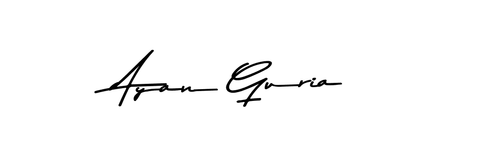 Use a signature maker to create a handwritten signature online. With this signature software, you can design (Asem Kandis PERSONAL USE) your own signature for name Ayan Guria. Ayan Guria signature style 9 images and pictures png