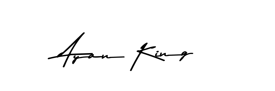 Design your own signature with our free online signature maker. With this signature software, you can create a handwritten (Asem Kandis PERSONAL USE) signature for name Ayan King. Ayan King signature style 9 images and pictures png