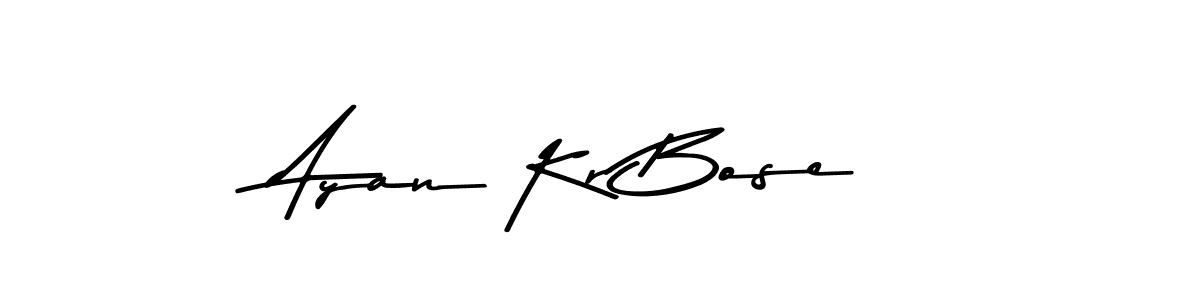 Asem Kandis PERSONAL USE is a professional signature style that is perfect for those who want to add a touch of class to their signature. It is also a great choice for those who want to make their signature more unique. Get Ayan Kr Bose name to fancy signature for free. Ayan Kr Bose signature style 9 images and pictures png