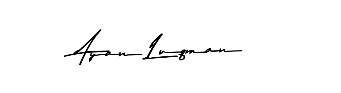 This is the best signature style for the Ayan Luqman name. Also you like these signature font (Asem Kandis PERSONAL USE). Mix name signature. Ayan Luqman signature style 9 images and pictures png