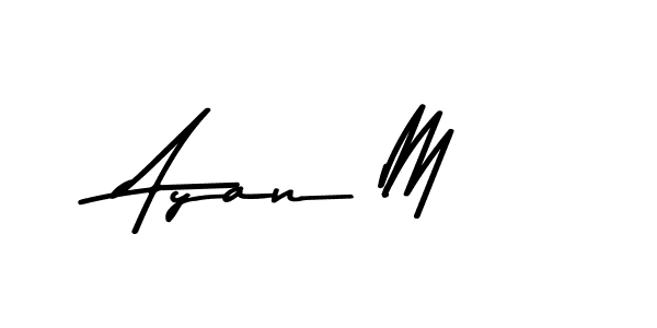 Also we have Ayan M name is the best signature style. Create professional handwritten signature collection using Asem Kandis PERSONAL USE autograph style. Ayan M signature style 9 images and pictures png