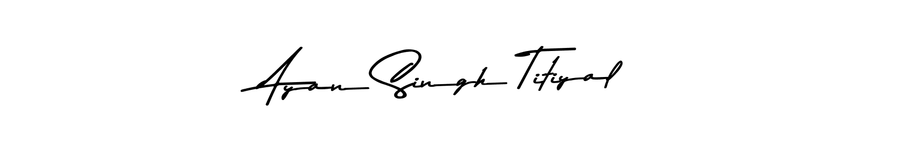 Here are the top 10 professional signature styles for the name Ayan Singh Titiyal. These are the best autograph styles you can use for your name. Ayan Singh Titiyal signature style 9 images and pictures png