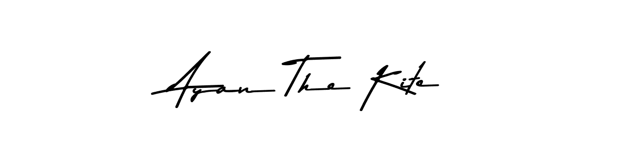 Use a signature maker to create a handwritten signature online. With this signature software, you can design (Asem Kandis PERSONAL USE) your own signature for name Ayan The Kite. Ayan The Kite signature style 9 images and pictures png