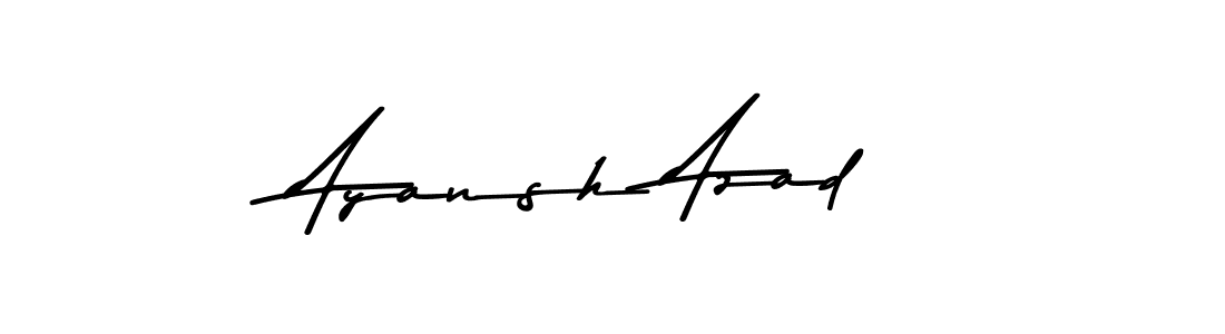 Use a signature maker to create a handwritten signature online. With this signature software, you can design (Asem Kandis PERSONAL USE) your own signature for name Ayansh Azad. Ayansh Azad signature style 9 images and pictures png