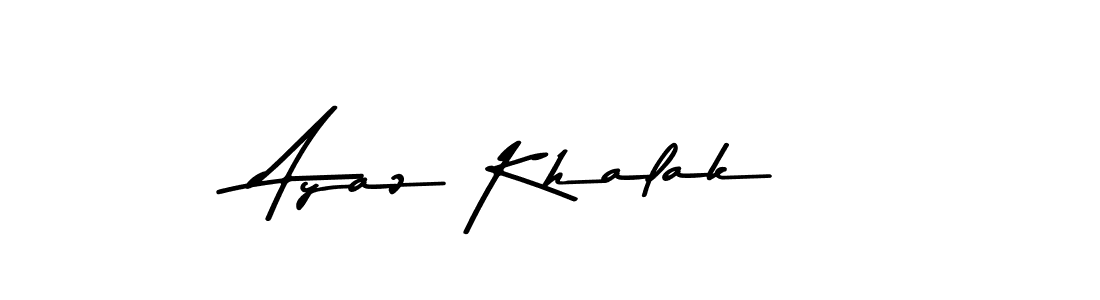 Design your own signature with our free online signature maker. With this signature software, you can create a handwritten (Asem Kandis PERSONAL USE) signature for name Ayaz Khalak. Ayaz Khalak signature style 9 images and pictures png