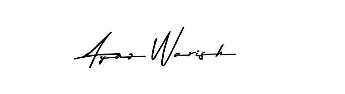 Create a beautiful signature design for name Ayaz Warish. With this signature (Asem Kandis PERSONAL USE) fonts, you can make a handwritten signature for free. Ayaz Warish signature style 9 images and pictures png