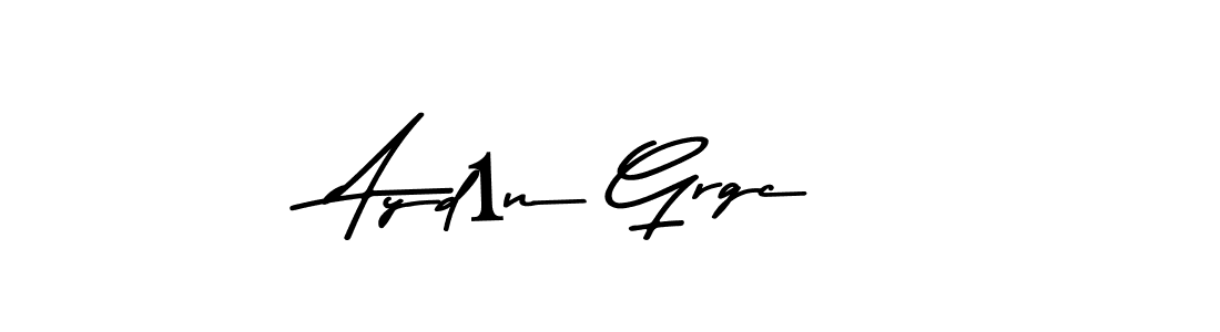 Asem Kandis PERSONAL USE is a professional signature style that is perfect for those who want to add a touch of class to their signature. It is also a great choice for those who want to make their signature more unique. Get Aydın Grgc name to fancy signature for free. Aydın Grgc signature style 9 images and pictures png