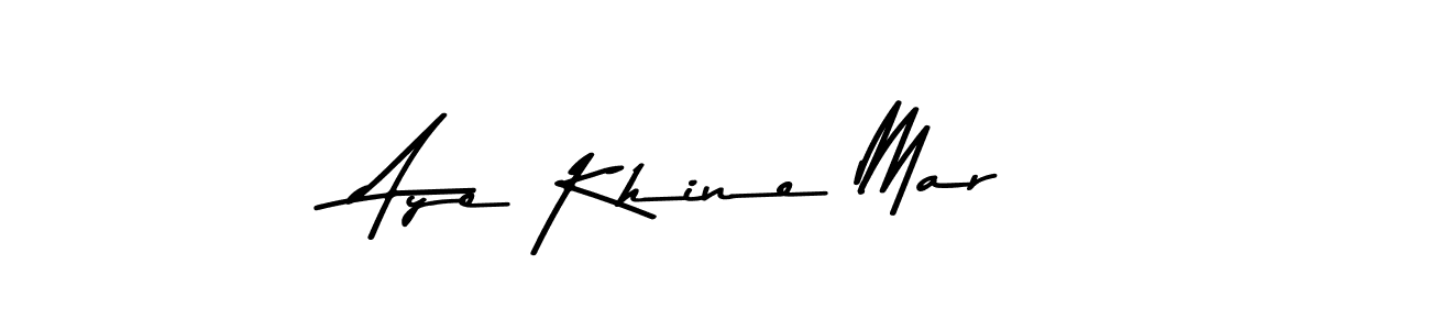 It looks lik you need a new signature style for name Aye Khine Mar. Design unique handwritten (Asem Kandis PERSONAL USE) signature with our free signature maker in just a few clicks. Aye Khine Mar signature style 9 images and pictures png