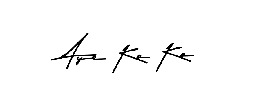 if you are searching for the best signature style for your name Aye Ko Ko. so please give up your signature search. here we have designed multiple signature styles  using Asem Kandis PERSONAL USE. Aye Ko Ko signature style 9 images and pictures png