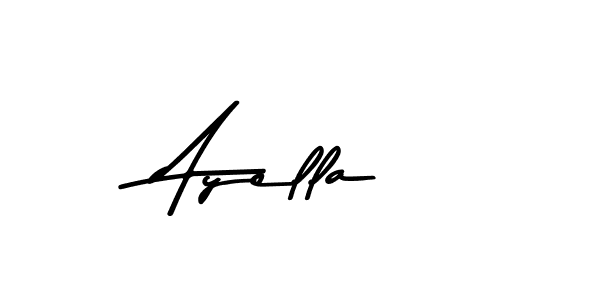 Create a beautiful signature design for name Ayella. With this signature (Asem Kandis PERSONAL USE) fonts, you can make a handwritten signature for free. Ayella signature style 9 images and pictures png
