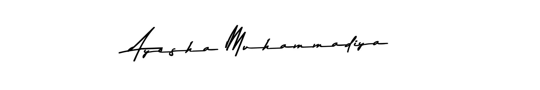 You should practise on your own different ways (Asem Kandis PERSONAL USE) to write your name (Ayesha Muhammadiya) in signature. don't let someone else do it for you. Ayesha Muhammadiya signature style 9 images and pictures png