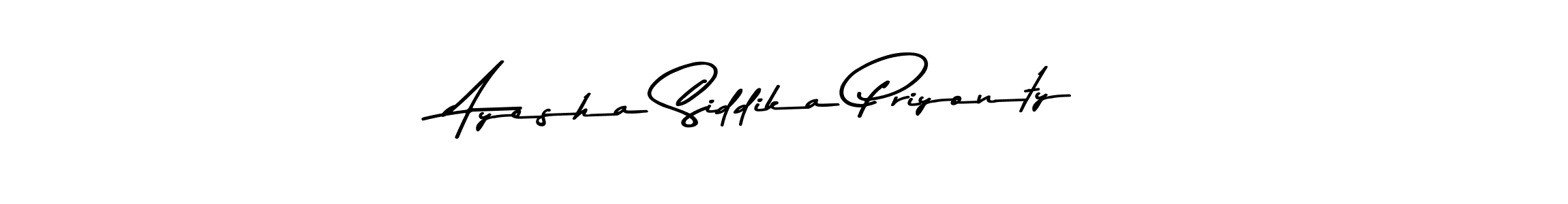 Here are the top 10 professional signature styles for the name Ayesha Siddika Priyonty. These are the best autograph styles you can use for your name. Ayesha Siddika Priyonty signature style 9 images and pictures png