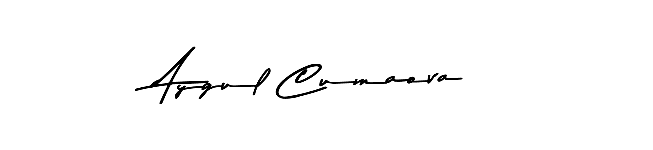Asem Kandis PERSONAL USE is a professional signature style that is perfect for those who want to add a touch of class to their signature. It is also a great choice for those who want to make their signature more unique. Get Aygul Cumaova name to fancy signature for free. Aygul Cumaova signature style 9 images and pictures png