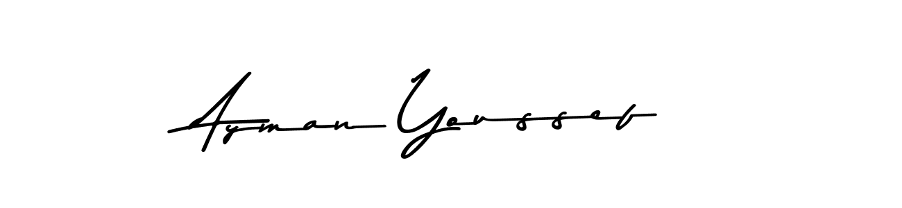 Ayman Youssef stylish signature style. Best Handwritten Sign (Asem Kandis PERSONAL USE) for my name. Handwritten Signature Collection Ideas for my name Ayman Youssef. Ayman Youssef signature style 9 images and pictures png