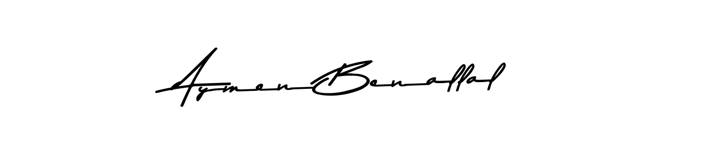 The best way (Asem Kandis PERSONAL USE) to make a short signature is to pick only two or three words in your name. The name Aymen Benallal include a total of six letters. For converting this name. Aymen Benallal signature style 9 images and pictures png