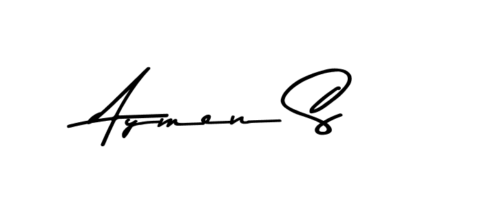 if you are searching for the best signature style for your name Aymen S. so please give up your signature search. here we have designed multiple signature styles  using Asem Kandis PERSONAL USE. Aymen S signature style 9 images and pictures png