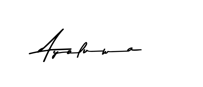 Make a beautiful signature design for name Ayoluwa. With this signature (Asem Kandis PERSONAL USE) style, you can create a handwritten signature for free. Ayoluwa signature style 9 images and pictures png