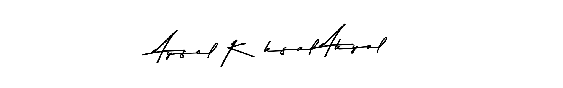 if you are searching for the best signature style for your name Aysel Köksal Akyol. so please give up your signature search. here we have designed multiple signature styles  using Asem Kandis PERSONAL USE. Aysel Köksal Akyol signature style 9 images and pictures png