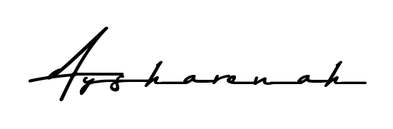 Use a signature maker to create a handwritten signature online. With this signature software, you can design (Asem Kandis PERSONAL USE) your own signature for name Aysharenah. Aysharenah signature style 9 images and pictures png