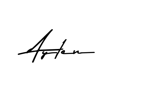 How to make Ayten name signature. Use Asem Kandis PERSONAL USE style for creating short signs online. This is the latest handwritten sign. Ayten signature style 9 images and pictures png