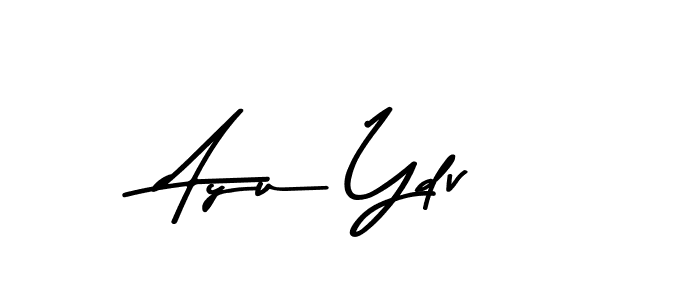 Also You can easily find your signature by using the search form. We will create Ayu Ydv name handwritten signature images for you free of cost using Asem Kandis PERSONAL USE sign style. Ayu Ydv signature style 9 images and pictures png