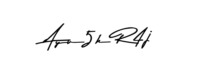 if you are searching for the best signature style for your name Ayu5h R4j. so please give up your signature search. here we have designed multiple signature styles  using Asem Kandis PERSONAL USE. Ayu5h R4j signature style 9 images and pictures png