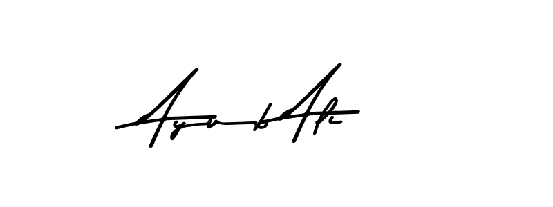 Design your own signature with our free online signature maker. With this signature software, you can create a handwritten (Asem Kandis PERSONAL USE) signature for name Ayub Ali. Ayub Ali signature style 9 images and pictures png