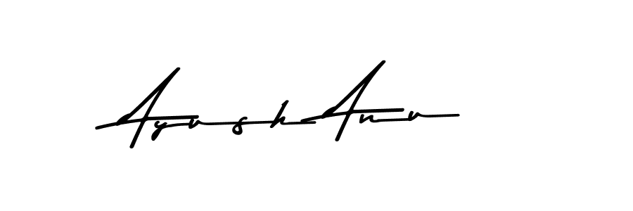 Create a beautiful signature design for name Ayush Anu. With this signature (Asem Kandis PERSONAL USE) fonts, you can make a handwritten signature for free. Ayush Anu signature style 9 images and pictures png