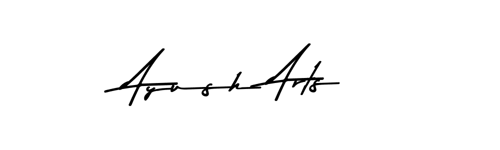 Create a beautiful signature design for name Ayush Arts. With this signature (Asem Kandis PERSONAL USE) fonts, you can make a handwritten signature for free. Ayush Arts signature style 9 images and pictures png