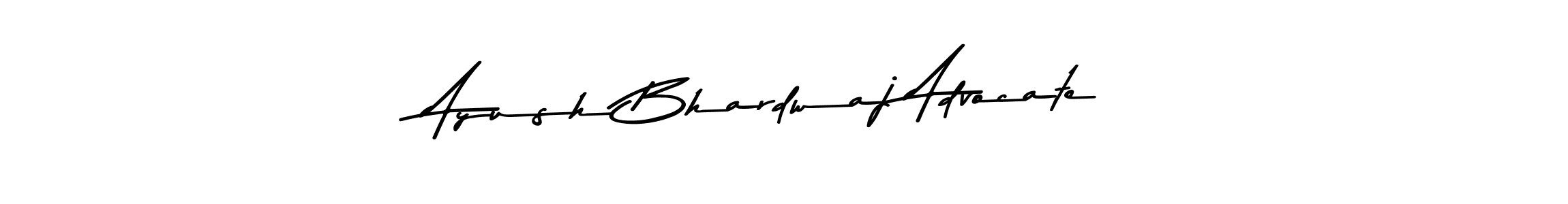 Make a beautiful signature design for name Ayush Bhardwaj Advocate. With this signature (Asem Kandis PERSONAL USE) style, you can create a handwritten signature for free. Ayush Bhardwaj Advocate signature style 9 images and pictures png