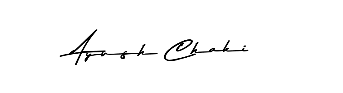 The best way (Asem Kandis PERSONAL USE) to make a short signature is to pick only two or three words in your name. The name Ayush Chaki include a total of six letters. For converting this name. Ayush Chaki signature style 9 images and pictures png