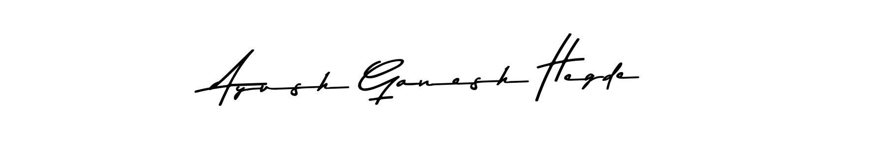 Make a beautiful signature design for name Ayush Ganesh Hegde. With this signature (Asem Kandis PERSONAL USE) style, you can create a handwritten signature for free. Ayush Ganesh Hegde signature style 9 images and pictures png