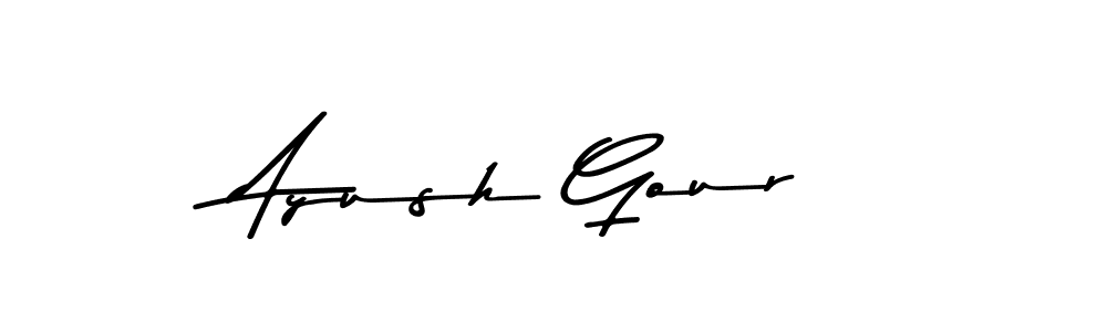 Make a beautiful signature design for name Ayush Gour. Use this online signature maker to create a handwritten signature for free. Ayush Gour signature style 9 images and pictures png
