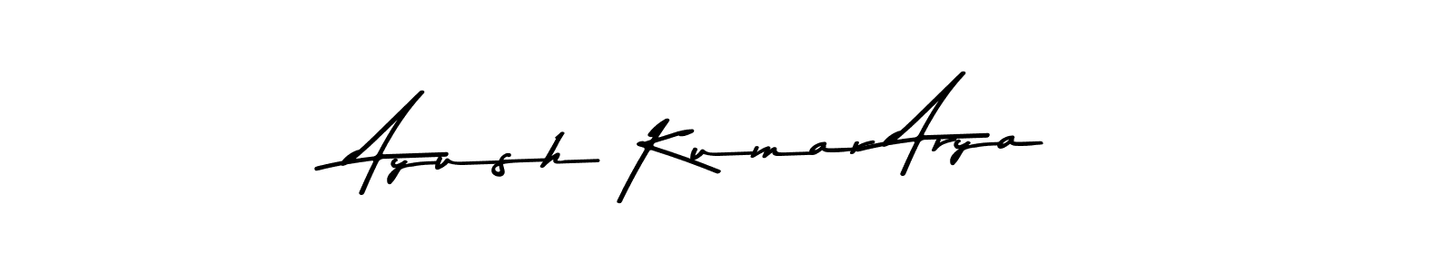 Use a signature maker to create a handwritten signature online. With this signature software, you can design (Asem Kandis PERSONAL USE) your own signature for name Ayush Kumar Arya. Ayush Kumar Arya signature style 9 images and pictures png