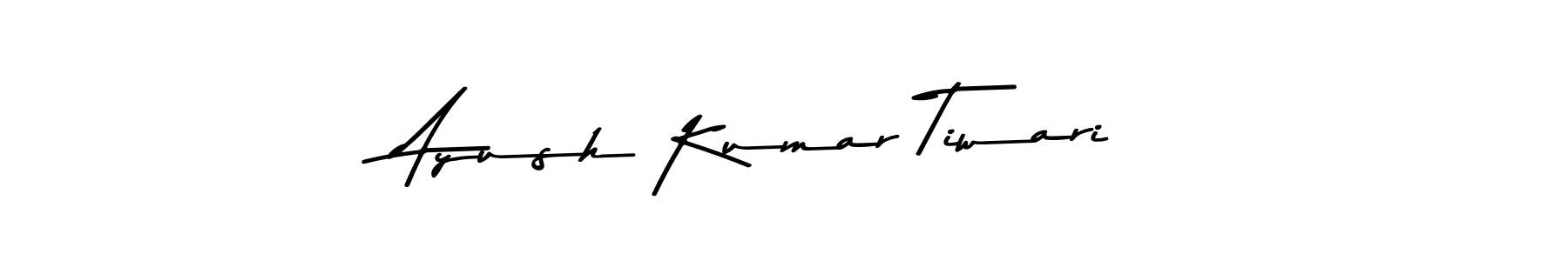 Use a signature maker to create a handwritten signature online. With this signature software, you can design (Asem Kandis PERSONAL USE) your own signature for name Ayush Kumar Tiwari. Ayush Kumar Tiwari signature style 9 images and pictures png