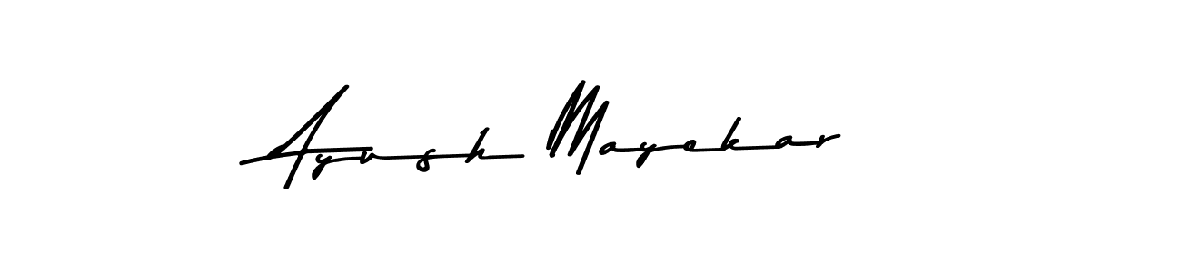 You can use this online signature creator to create a handwritten signature for the name Ayush Mayekar. This is the best online autograph maker. Ayush Mayekar signature style 9 images and pictures png