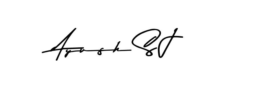 Best and Professional Signature Style for Ayush S J. Asem Kandis PERSONAL USE Best Signature Style Collection. Ayush S J signature style 9 images and pictures png