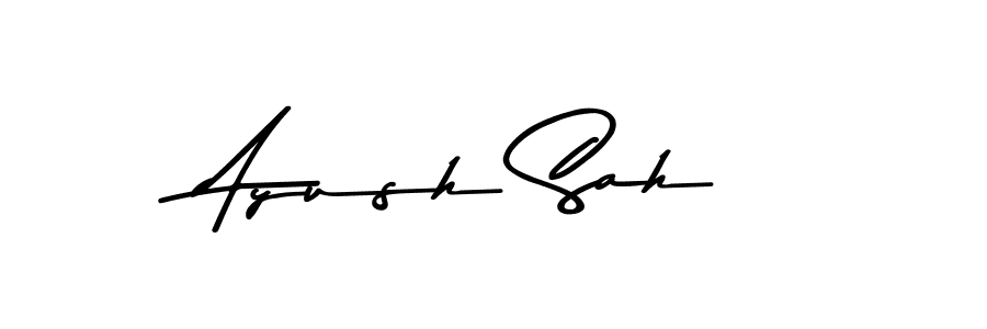 How to make Ayush Sah signature? Asem Kandis PERSONAL USE is a professional autograph style. Create handwritten signature for Ayush Sah name. Ayush Sah signature style 9 images and pictures png