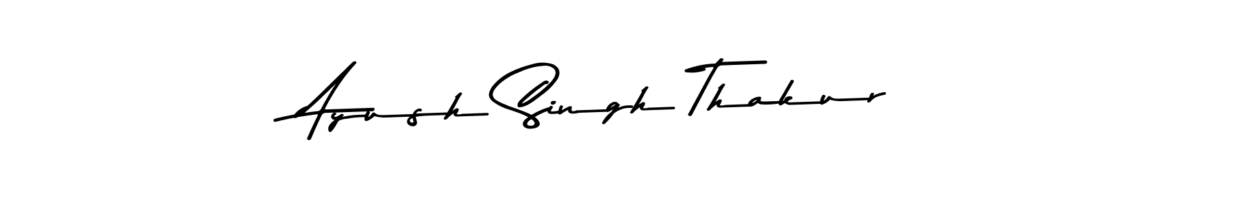 The best way (Asem Kandis PERSONAL USE) to make a short signature is to pick only two or three words in your name. The name Ayush Singh Thakur include a total of six letters. For converting this name. Ayush Singh Thakur signature style 9 images and pictures png