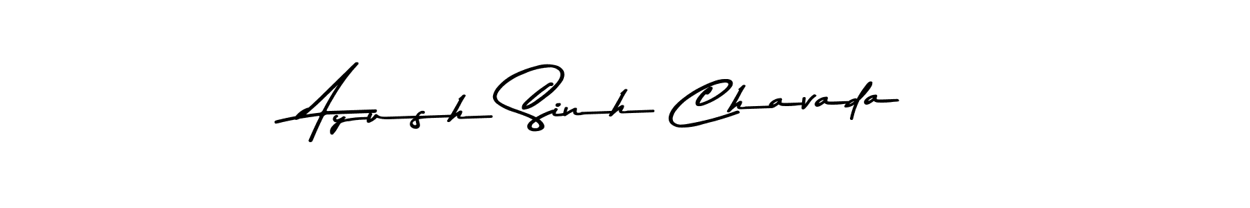 Ayush Sinh Chavada stylish signature style. Best Handwritten Sign (Asem Kandis PERSONAL USE) for my name. Handwritten Signature Collection Ideas for my name Ayush Sinh Chavada. Ayush Sinh Chavada signature style 9 images and pictures png