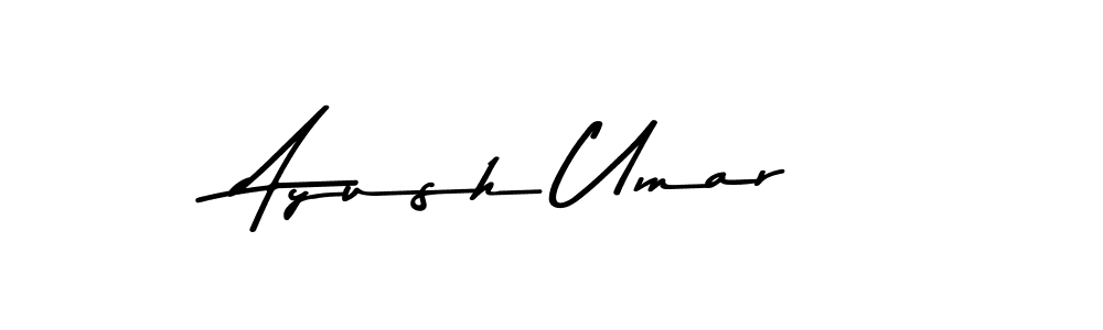 How to make Ayush Umar signature? Asem Kandis PERSONAL USE is a professional autograph style. Create handwritten signature for Ayush Umar name. Ayush Umar signature style 9 images and pictures png