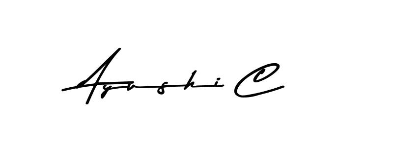 Here are the top 10 professional signature styles for the name Ayushi C. These are the best autograph styles you can use for your name. Ayushi C signature style 9 images and pictures png