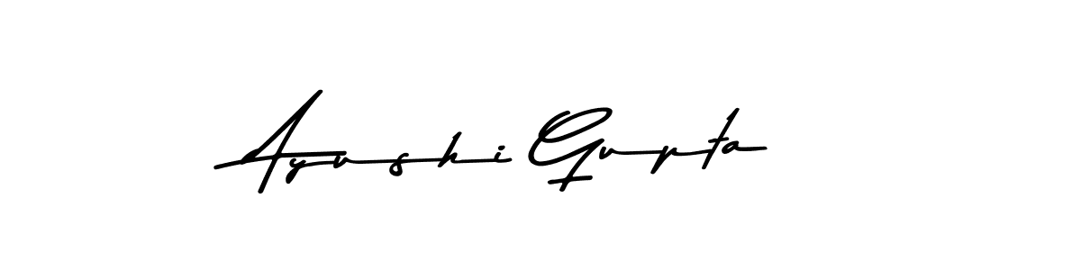 Make a beautiful signature design for name Ayushi Gupta. Use this online signature maker to create a handwritten signature for free. Ayushi Gupta signature style 9 images and pictures png