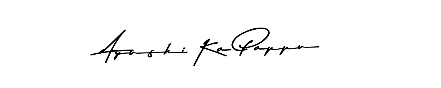 Also You can easily find your signature by using the search form. We will create Ayushi Ka Pappu name handwritten signature images for you free of cost using Asem Kandis PERSONAL USE sign style. Ayushi Ka Pappu signature style 9 images and pictures png