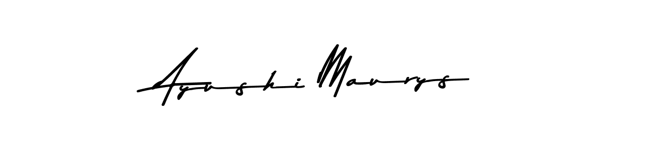Here are the top 10 professional signature styles for the name Ayushi Maurys. These are the best autograph styles you can use for your name. Ayushi Maurys signature style 9 images and pictures png