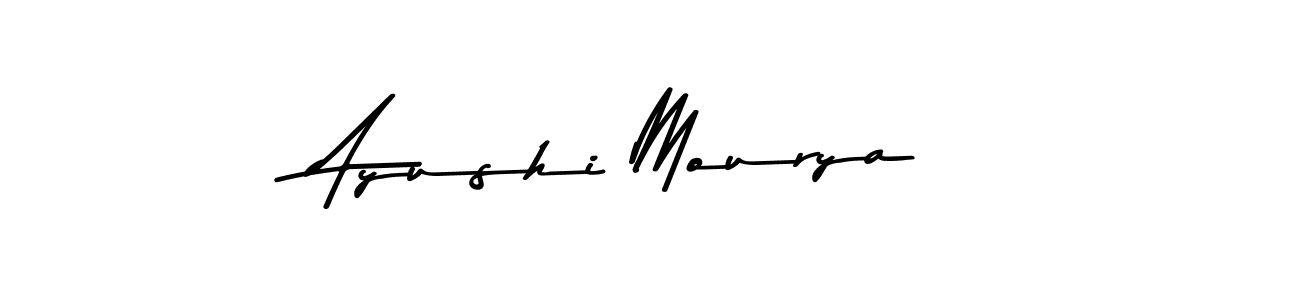 Also You can easily find your signature by using the search form. We will create Ayushi Mourya name handwritten signature images for you free of cost using Asem Kandis PERSONAL USE sign style. Ayushi Mourya signature style 9 images and pictures png