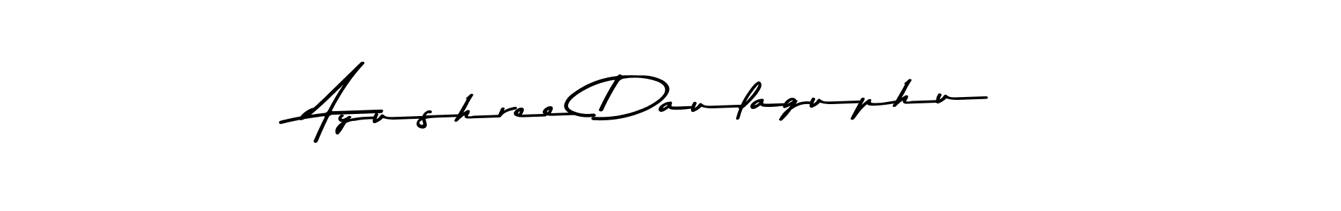Use a signature maker to create a handwritten signature online. With this signature software, you can design (Asem Kandis PERSONAL USE) your own signature for name Ayushree Daulaguphu. Ayushree Daulaguphu signature style 9 images and pictures png