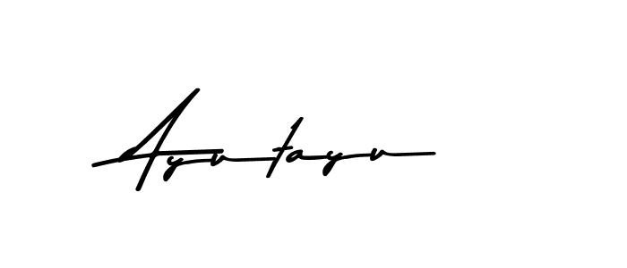 Create a beautiful signature design for name Ayutayu. With this signature (Asem Kandis PERSONAL USE) fonts, you can make a handwritten signature for free. Ayutayu signature style 9 images and pictures png