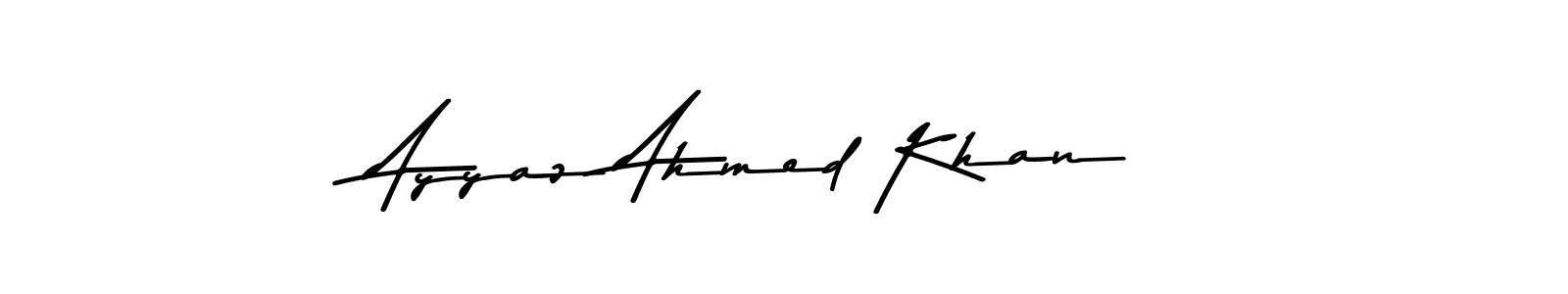 if you are searching for the best signature style for your name Ayyaz Ahmed Khan. so please give up your signature search. here we have designed multiple signature styles  using Asem Kandis PERSONAL USE. Ayyaz Ahmed Khan signature style 9 images and pictures png